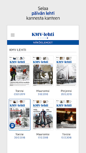 KMV-lehti Screenshot 3