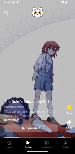 Shortcat - Stream Short Anime Screenshot 1