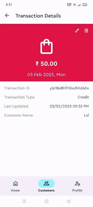 Shopcred: Shop credit book Screenshot 3