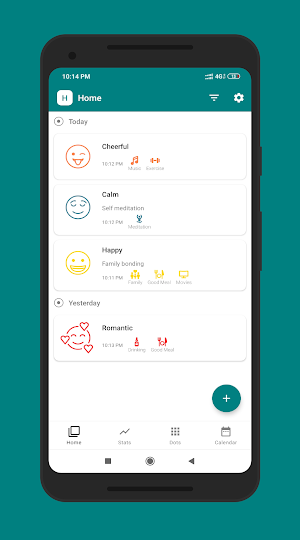 iDaily Mood - Mood and Activity Tracker Screenshot 0
