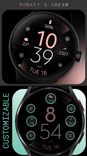 Simple Modern watch face Screenshot 0