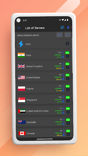 Singapore VPN Screenshot 1