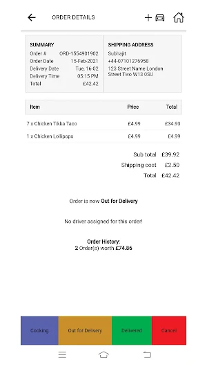 My Takeaway Order Center Screenshot 2