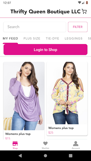 Thrifty Queen Boutique LLC Screenshot 1