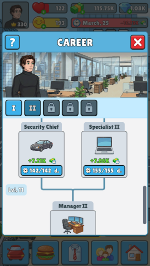 Life Simulator: Road to Riches Screenshot 1