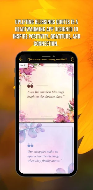 Uplifting Blessings Quotes Screenshot 1