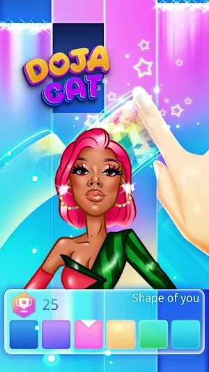 DOJA CAT Piano Tiles Screenshot 0