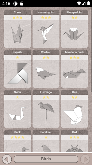 Origami Diagram Screenshot 1