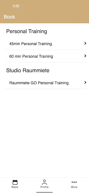 GO Personal Training Screenshot 1