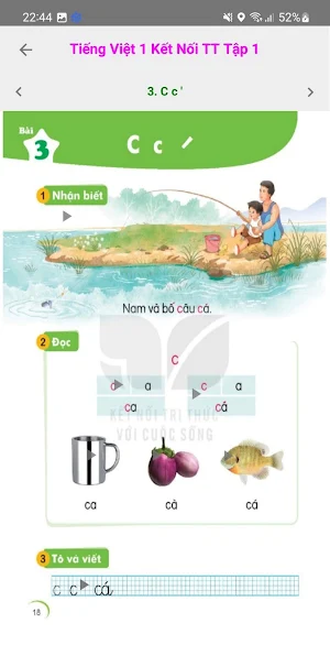 Tieng Viet 1 Ket Noi - Tap 1 Screenshot 1