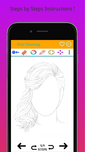How to Draw Realistic Hair Step by Step Screenshot 1