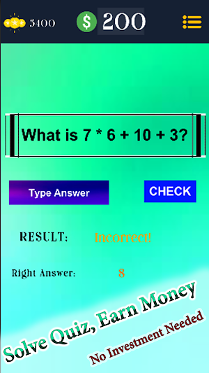 Quiz Money : Online Earn Money Screenshot 0