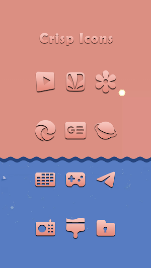 Crisp Red Icons Screenshot 2