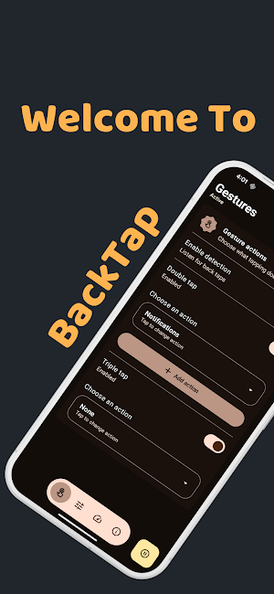 BackTap - Back Tap Gestures Screenshot 0
