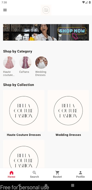 Bella Couture Fashion Screenshot 0