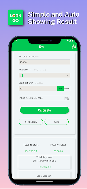LoanGo - Finance Calculator Screenshot 3