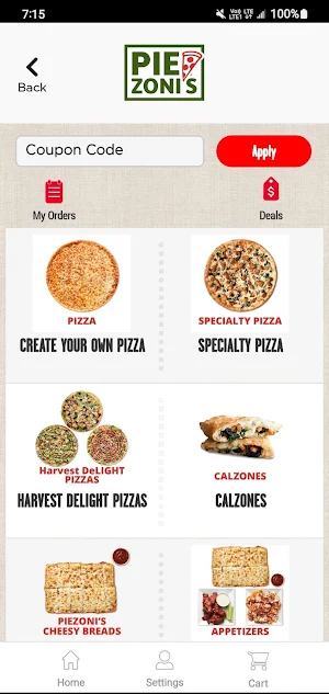 Piezonis App Screenshot 1