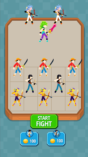 Merge Stickman Warrior Screenshot 0