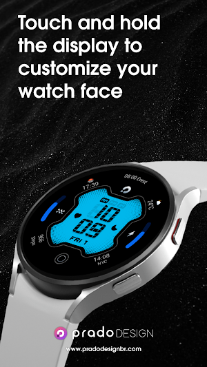 PRADO X9 - Digital Watch Face Screenshot 2