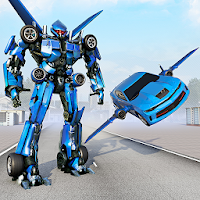 Flying Car Transform Robot Shooting Simulator