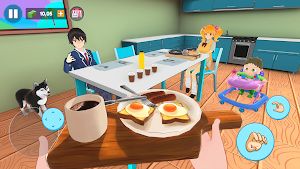 Anime Mother Sim 3d: Mom Games Screenshot 1