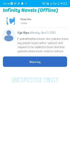 Infinity Novels Offline Reader Screenshot 2