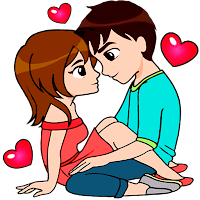 Love Story Stickers
