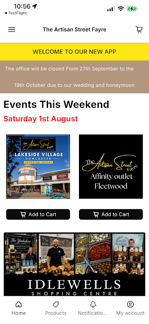 Artisan Street Fayre Screenshot 0