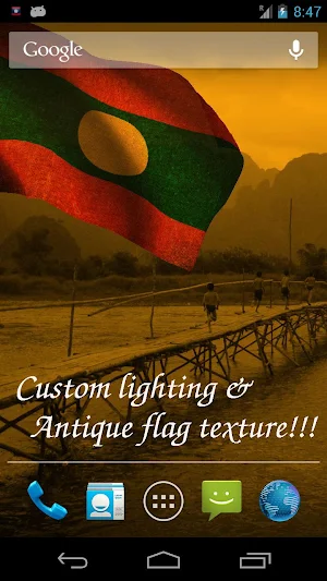 Laos Flag Screenshot 3