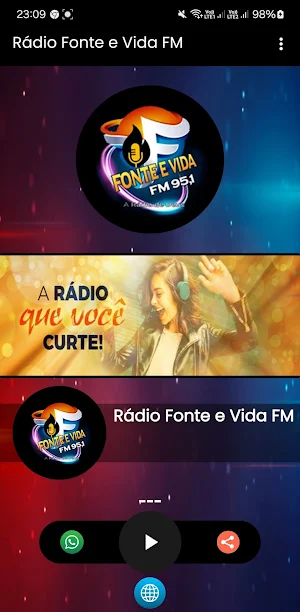 Rádio Fonte e Vida FM Screenshot 2