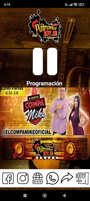 La Patrona 1075 Fm Screenshot 1