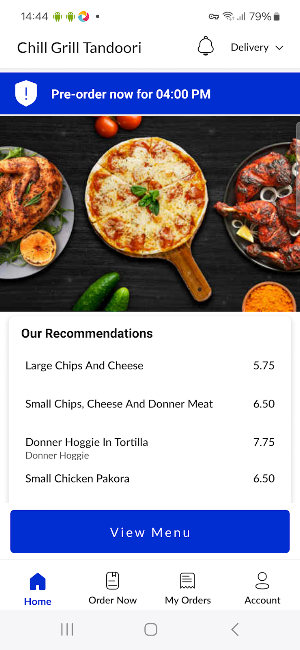 Chill Grill Tandoori Screenshot 1
