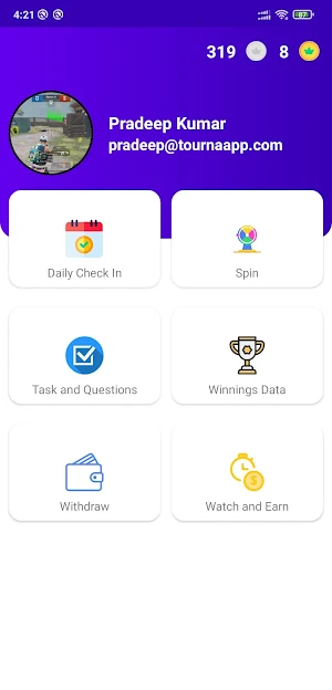 Tourna App Screenshot 0