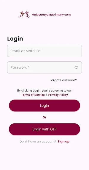 Malayaraya Matrimony Screenshot 0