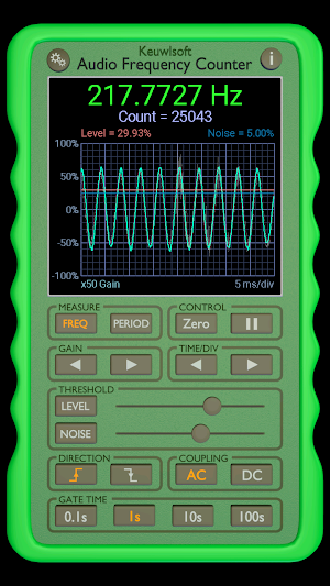 Audio Frequency Counter Screenshot 1