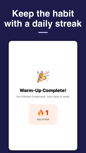 Vocal Warm Up - Sing Trainer Screenshot 2
