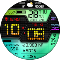Digital DATOKA WS70 Watch face