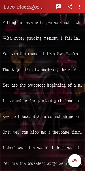 Love Messages for Boyfriend Screenshot 0