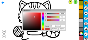 Cat Coloring Pages Screenshot 3