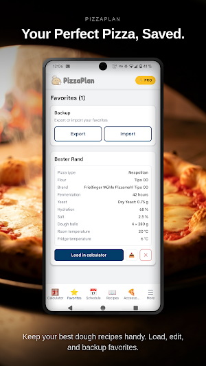 PizzaPlan – Dough Calculator Screenshot 2