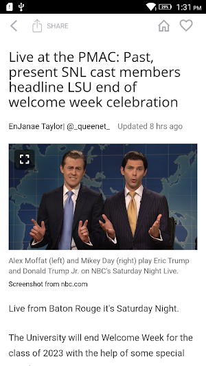 LSU Reveille Screenshot 3