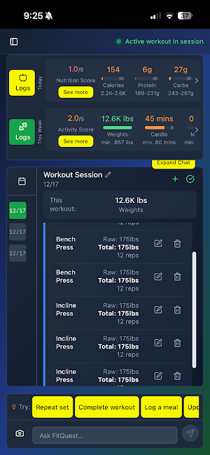 FitQuest Screenshot 3