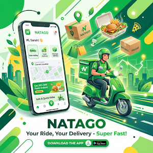 Natago - Ojek Taksi & Makanan Screenshot 0