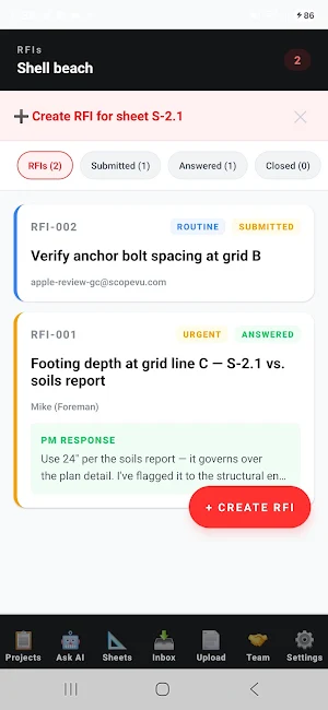 ScopeVu: Construction Plans AI Screenshot 3