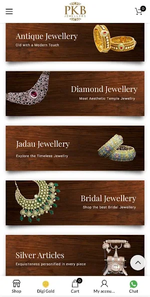 PKB Jewellers Screenshot 1