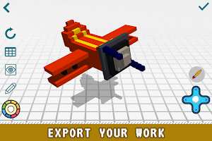 Voxel Editor 3D - Pixel Art Builder, Creator 2018 Screenshot 2