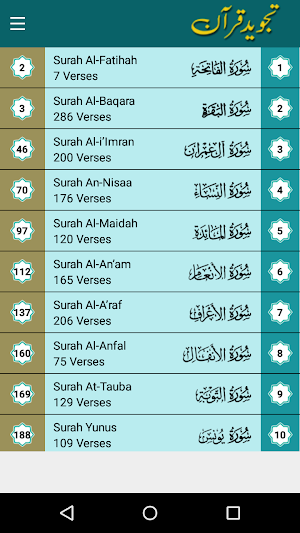 Tajweed Quran Pakistani - 16 lines with Audio Screenshot 2