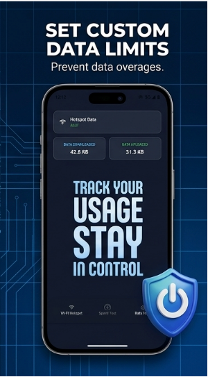 Smart WiFi Hotspot: Data&Timer Screenshot 3