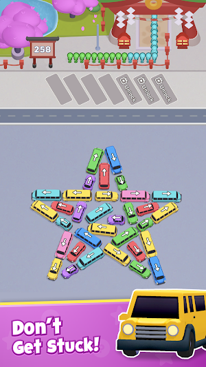 Crazy Bus: Car Jam Parking Screenshot 1