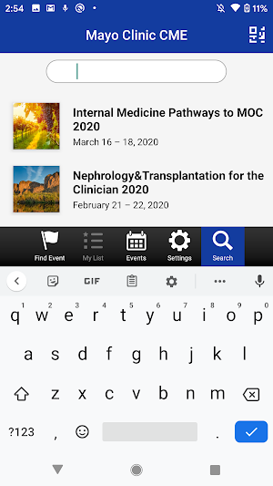 Mayo Clinic CME Screenshot 1